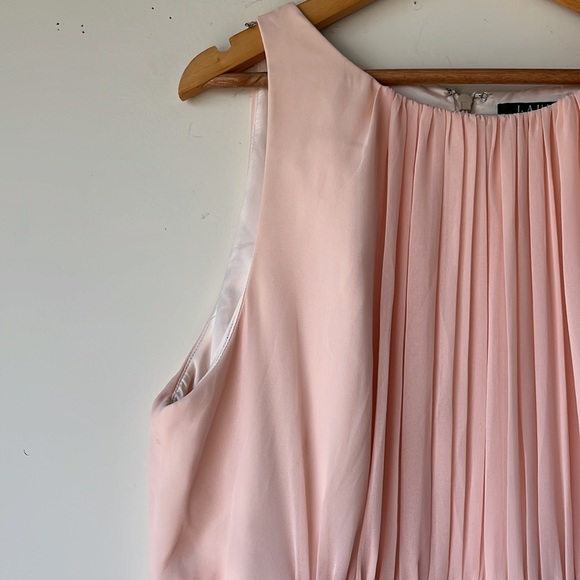 Lauren Ralph Lauren Evening Bridesmaids Maxi Gown Size 14 - Picture 6 of 16